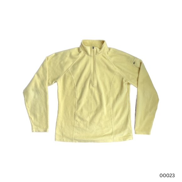 LL Bean Lightweight 1/4 Zip Pullover (Women's) (S) (Yellow) - Picture 1 of 3